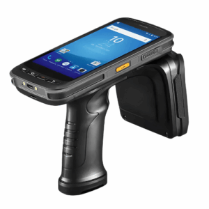 Rugged Android UHF RFID & Barcode Reader, 13MP Camera, 8000 mAh Battery, NFC - Amuse Tech Solutions