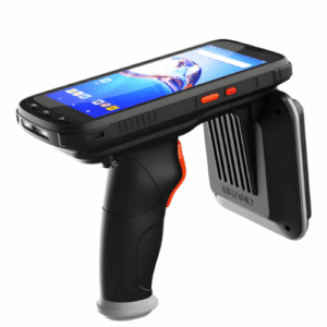 UHF RFID Handheld Reader with Android 10, 5.5" Screen, 16 GB ROM, 2 GB RAM - Amuse Tech Solutions