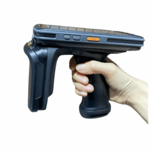 UHF RFID Handheld Barcode Scanner with 4dBi Antenna Gain - Amuse Tech Solutions