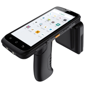 Amuse Tech Solutions Waterproof UHF Android Handheld RFID Reader – Frequency - Worldwide 840 MHz To 960 MHz Or EU 865 MHz To 868 MHz Or US 902 MHz To 928 MHz