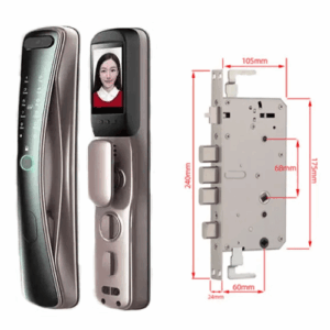 Fingerprint Z-Wave Door Lock with 100 User Capacity and Alarm - Amuse Tech Solutions