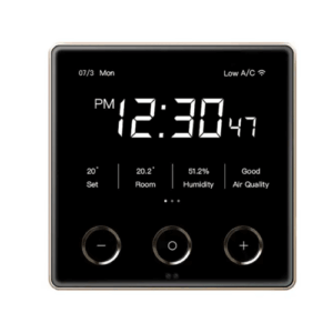 Z-Wave Smart Thermostat PIR Sensor, 3.5-Inch Touchscreen and Remote Control - Amuse Tech Solutions
