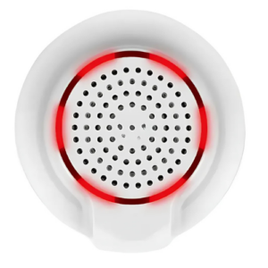Z Wave Smart Siren Alarm with Red Light and Audio Alerts - Amuse Tech Solutions